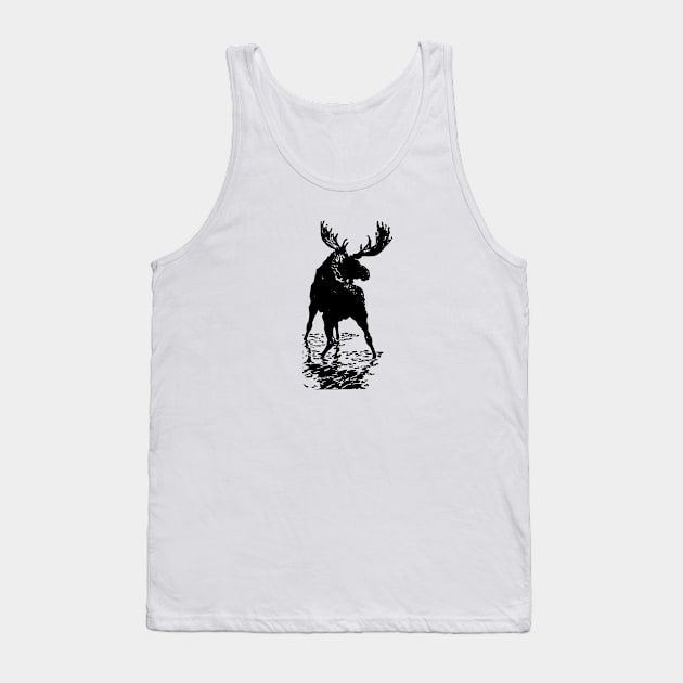 Moose Tank Top by scdesigns